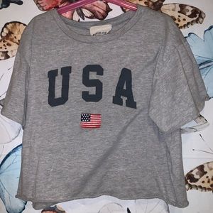 USA Crop Top